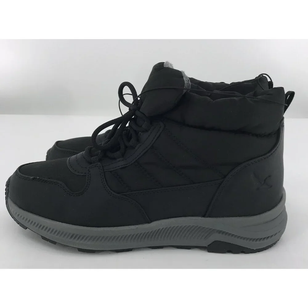 Eddie Bauer Cozy‎ Balasana Winter Boots Womens Size 9 Black Warm & Comfortable